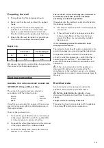 Предварительный просмотр 19 страницы Gaggenau AW 280790 Operating And Installation Instruction