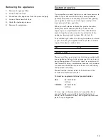 Preview for 19 page of Gaggenau AW 442 720 Installation Instructions Manual