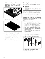 Preview for 14 page of Gaggenau AW 442 720 Use And Care Manual