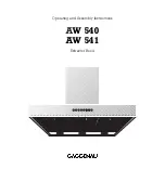 Gaggenau AW 540 Operating And Assembly Instruction Manual preview