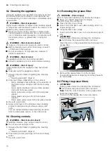 Preview for 10 page of Gaggenau AW250172 User Manual