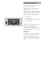 Предварительный просмотр 10 страницы Gaggenau BM 220/221 Instruction Manual