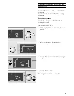 Предварительный просмотр 15 страницы Gaggenau BM 220/221 Instruction Manual