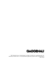 Preview for 44 page of Gaggenau BM281711 Installation Manual