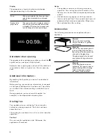 Предварительный просмотр 8 страницы Gaggenau BMP 224/225 Instruction Manual