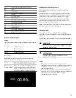 Preview for 19 page of Gaggenau BMP 250/251 710 Use And Care Manual