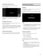 Preview for 23 page of Gaggenau BMP 250/251 710 Use And Care Manual