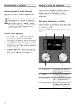 Preview for 6 page of Gaggenau BMP 250/251 Instruction Manual