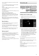 Preview for 13 page of Gaggenau BMP 250/251 Instruction Manual