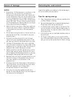 Preview for 7 page of Gaggenau BO 451 611 Use And Care Manual