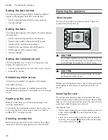 Preview for 16 page of Gaggenau BOP 251 612 Use And Care Manual