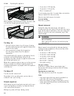 Preview for 20 page of Gaggenau BS 470 612 Use And Care Manual