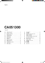 Preview for 1 page of Gaggenau CA051300 Instructions For Use Manual