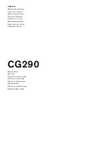 Gaggenau CG290 Instruction Manual preview