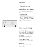 Preview for 16 page of Gaggenau CI 263 Use And Care Manual