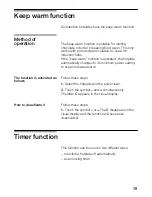 Предварительный просмотр 18 страницы Gaggenau CI 263110 Operating Instructions Manual