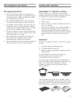 Предварительный просмотр 11 страницы Gaggenau CI 292 600 Use And Care Manual