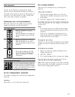 Предварительный просмотр 19 страницы Gaggenau CI 292 600 Use And Care Manual