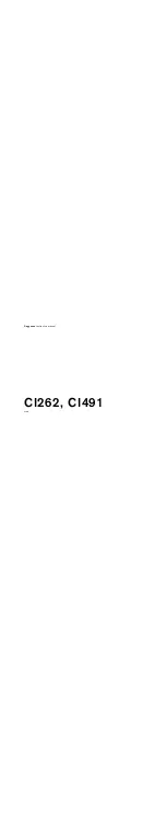Gaggenau CI262112/20 Instruction Manual preview