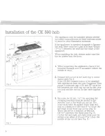 Preview for 5 page of Gaggenau CK 590-615 Installation Instructions Manual