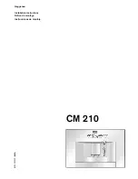 Gaggenau CM 210 Installation Instructions Manual preview