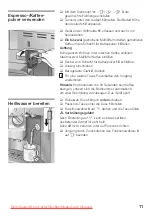 Preview for 11 page of Gaggenau CM 210 Operating Instructions Manual