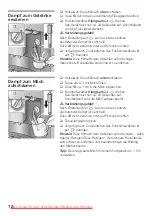 Preview for 12 page of Gaggenau CM 210 Operating Instructions Manual