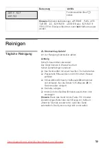 Preview for 19 page of Gaggenau CM 210 Operating Instructions Manual