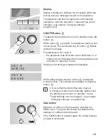 Preview for 13 page of Gaggenau CM 210 Use And Care Manual