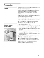 Preview for 15 page of Gaggenau CM 210 Use And Care Manual