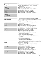 Preview for 23 page of Gaggenau CM 210 Use And Care Manual