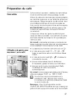 Preview for 47 page of Gaggenau CM 210 Use And Care Manual