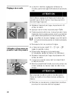 Preview for 48 page of Gaggenau CM 210 Use And Care Manual