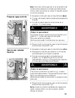 Preview for 83 page of Gaggenau CM 210 Use And Care Manual