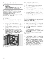 Предварительный просмотр 16 страницы Gaggenau CM 450 Use And Care Manual