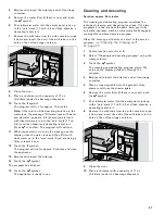 Предварительный просмотр 27 страницы Gaggenau CM 450 Use And Care Manual