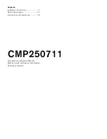 Gaggenau CMP250711 Installation Instructions Manual предпросмотр