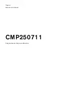 Gaggenau CMP250711 Use And Care Manual preview