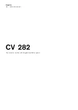 Gaggenau CV282110 Instruction Manual preview