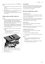 Preview for 45 page of Gaggenau CV282110 Instruction Manual