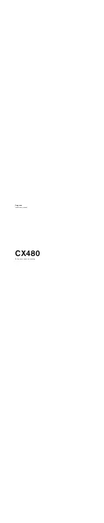 Gaggenau CX480 Instruction Manual preview