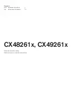 Предварительный просмотр 1 страницы Gaggenau CX48261 Series Installation Instructions Manual