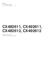 Preview for 1 page of Gaggenau CX482612 Installation Instructions Manual