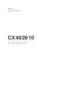 Gaggenau CX492610 Use And Care Manual preview