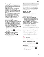 Preview for 21 page of Gaggenau DF 240-160 Operating Instructions Manual