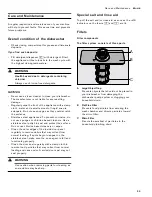 Preview for 33 page of Gaggenau DF 250 Operating Instructions Manual