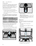 Preview for 34 page of Gaggenau DF 250 Operating Instructions Manual