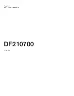 Gaggenau DF210700 Use And Care Manual preview