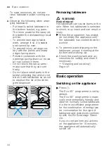 Предварительный просмотр 34 страницы Gaggenau DF260100 User Manual