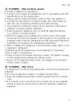 Preview for 5 page of Gaggenau DF270101F Information For Use